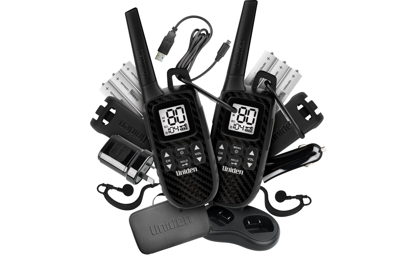 Uniden 2W UHF Adventure 2-Way Radio (Deluxe Pack) UH6202DLX