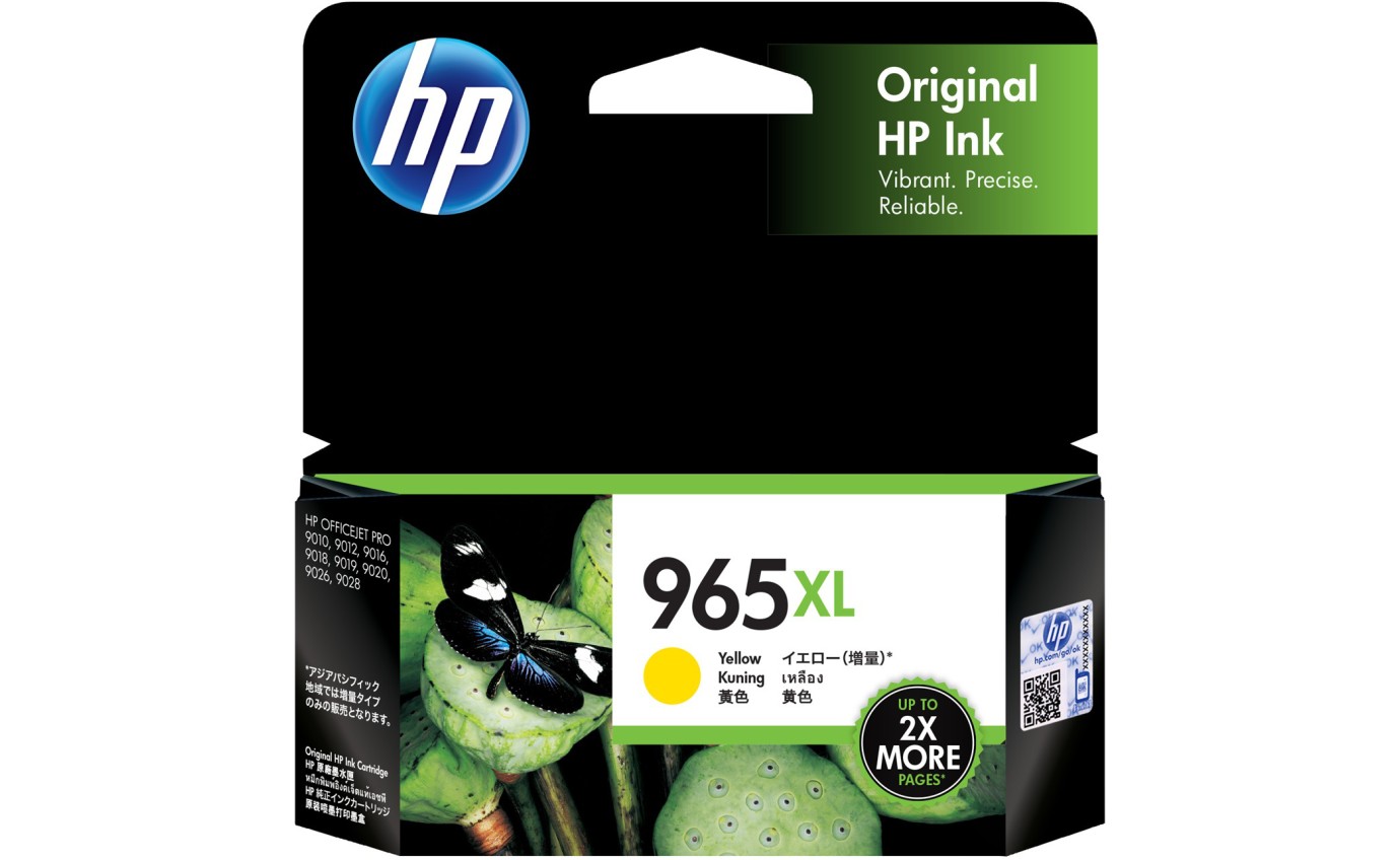 HP 965XL High Yield Ink Cartridge (Yellow) 4458846