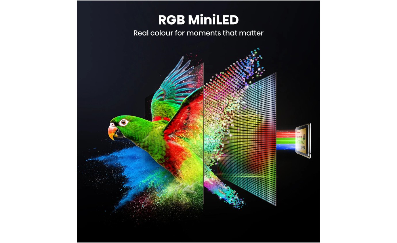 Hisense 75 inch UR8S RGB Mini LED 4K Smart AI TV 75UR8SAU