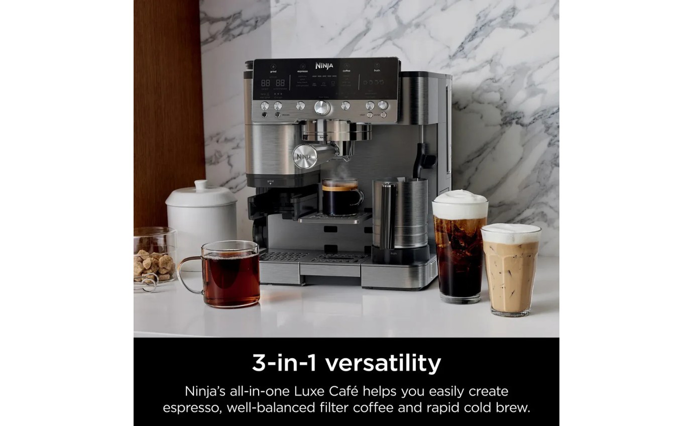 Ninja Luxe Caf&eacute; Premier Espresso Machine (Stainless Steel) ES601