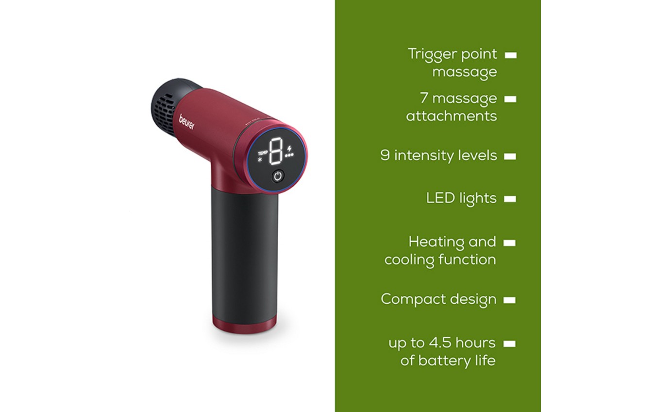 Beurer Limited Edition Hot & Cold Deep Tissue Massage Gun MG195RC
