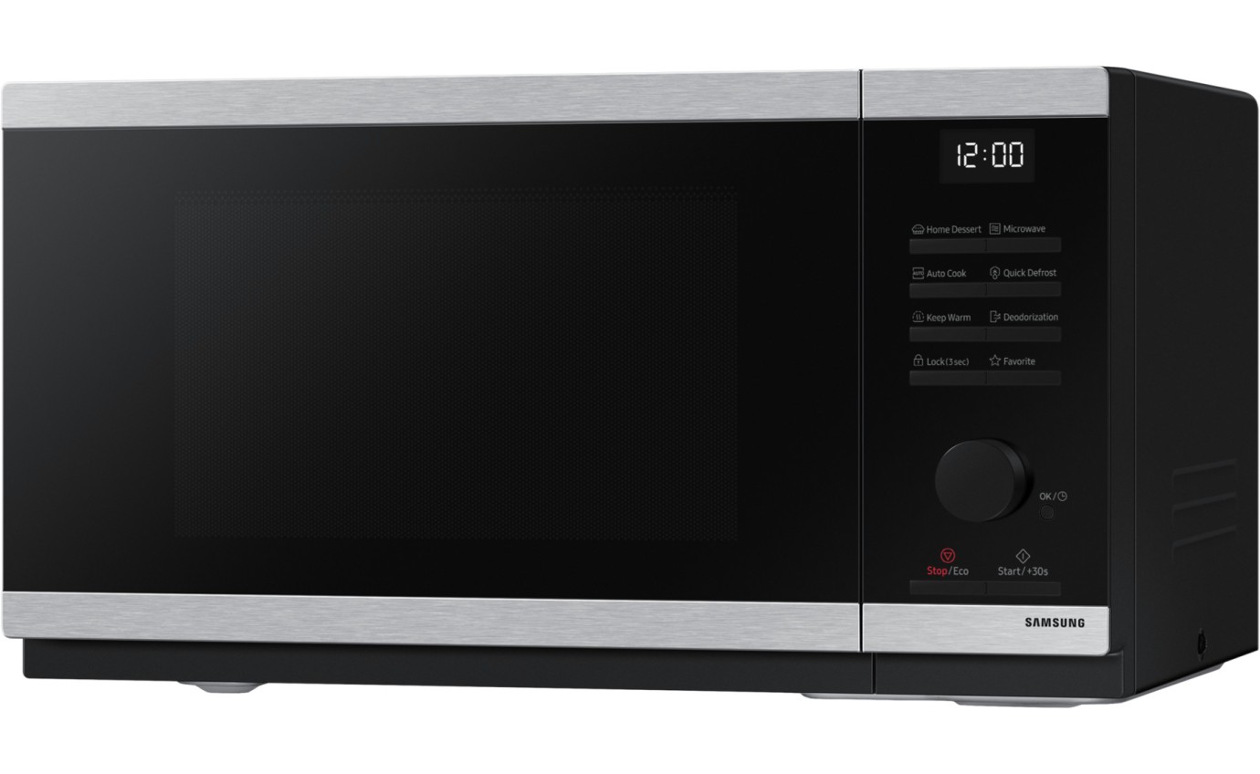 Samsung 23L 800W Microwave with Dial & Button Control (Stainless Steel) MS23DG4504AT