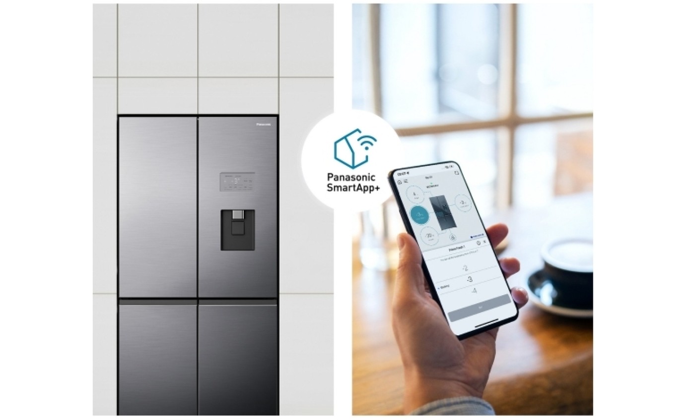 Panasonic 618L PRIME+ French Door Fridge (Carton Damage) NRXY680LVSACD