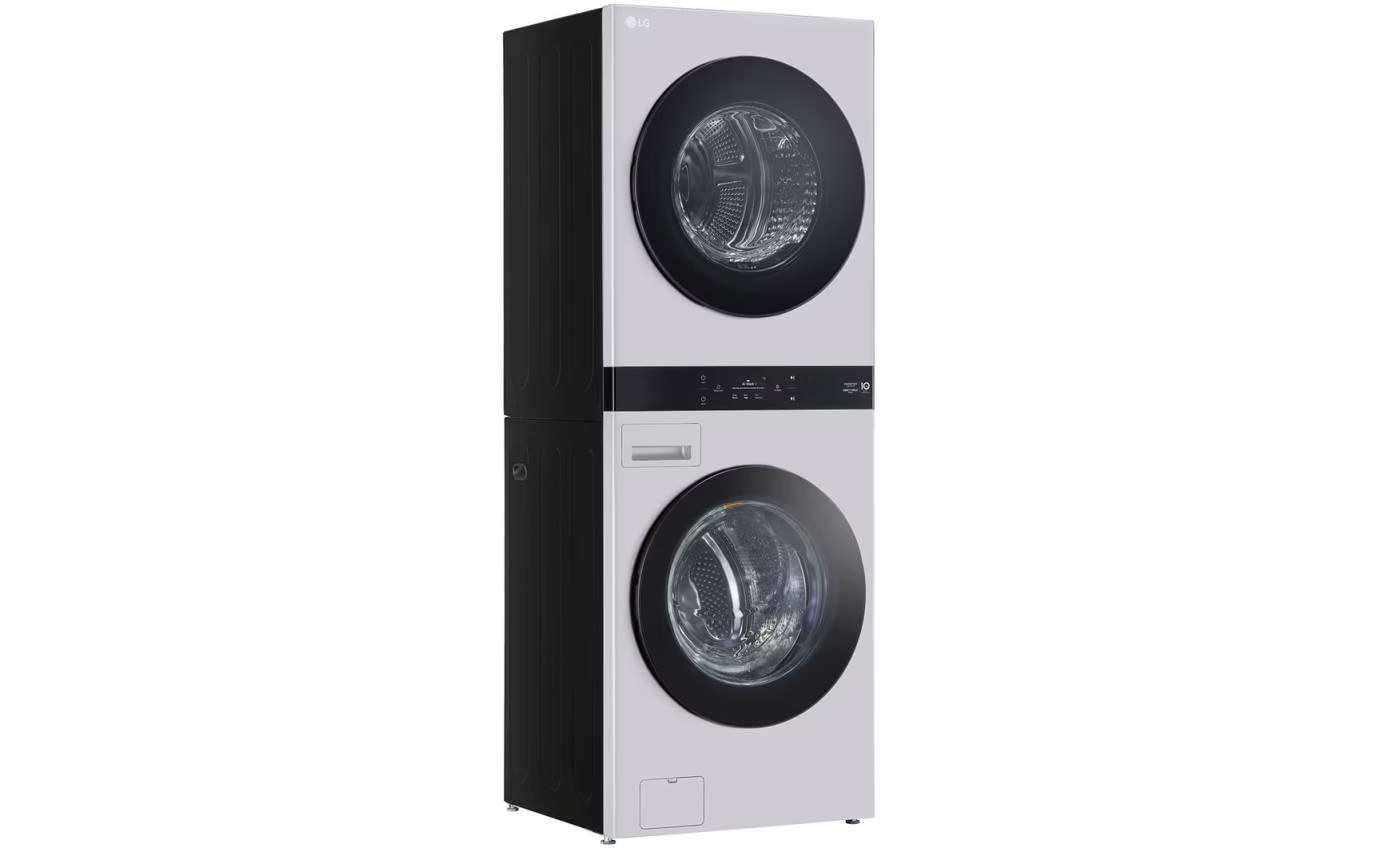 LG 19/10kg WashTower Stacked Washer Dryer (Matte Grey) WWT1910GRX