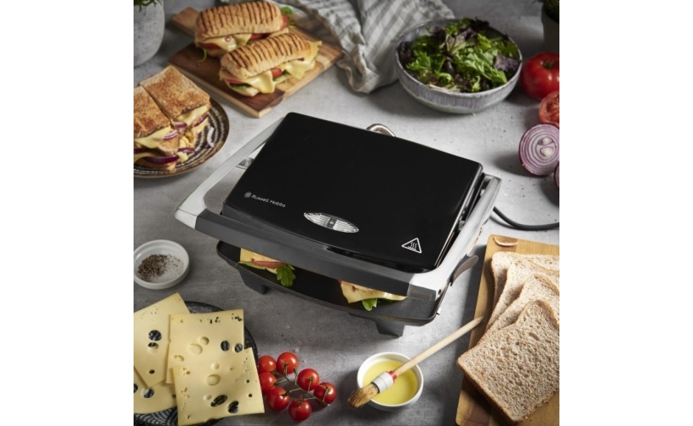 Russell Hobbs 4 Slice Sandwich Press (Black) RHSP801BLK