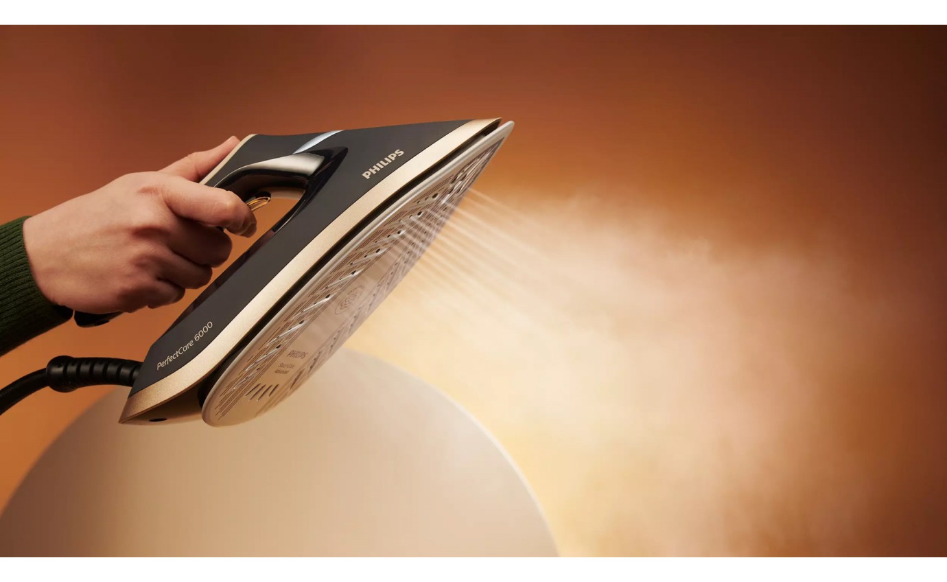 Philips PerfectCare 6000 Series Steam Generator Iron (Black/Gold) PSG606480