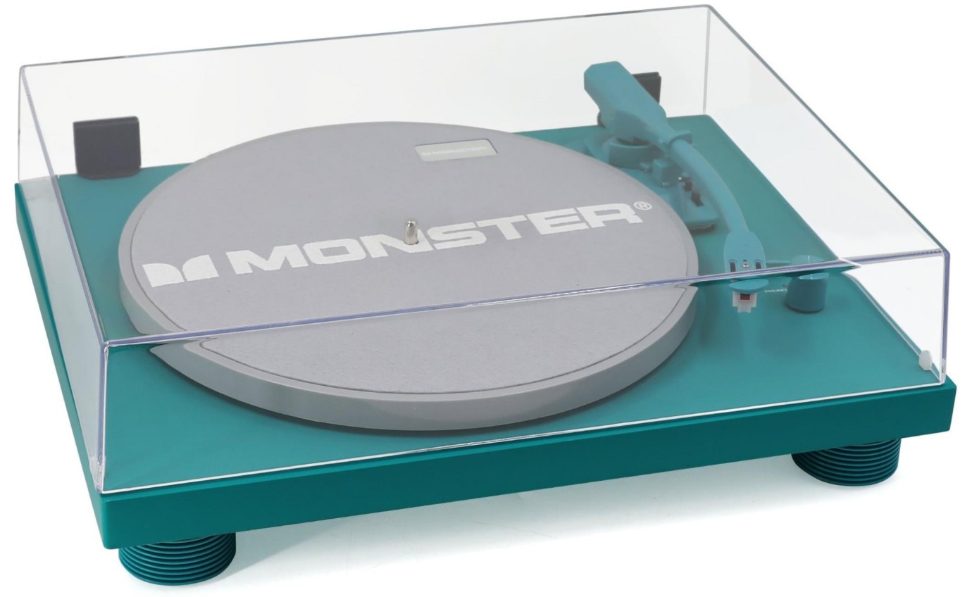 Monster Manual Vinyl Turntable (Green) MTTT249G