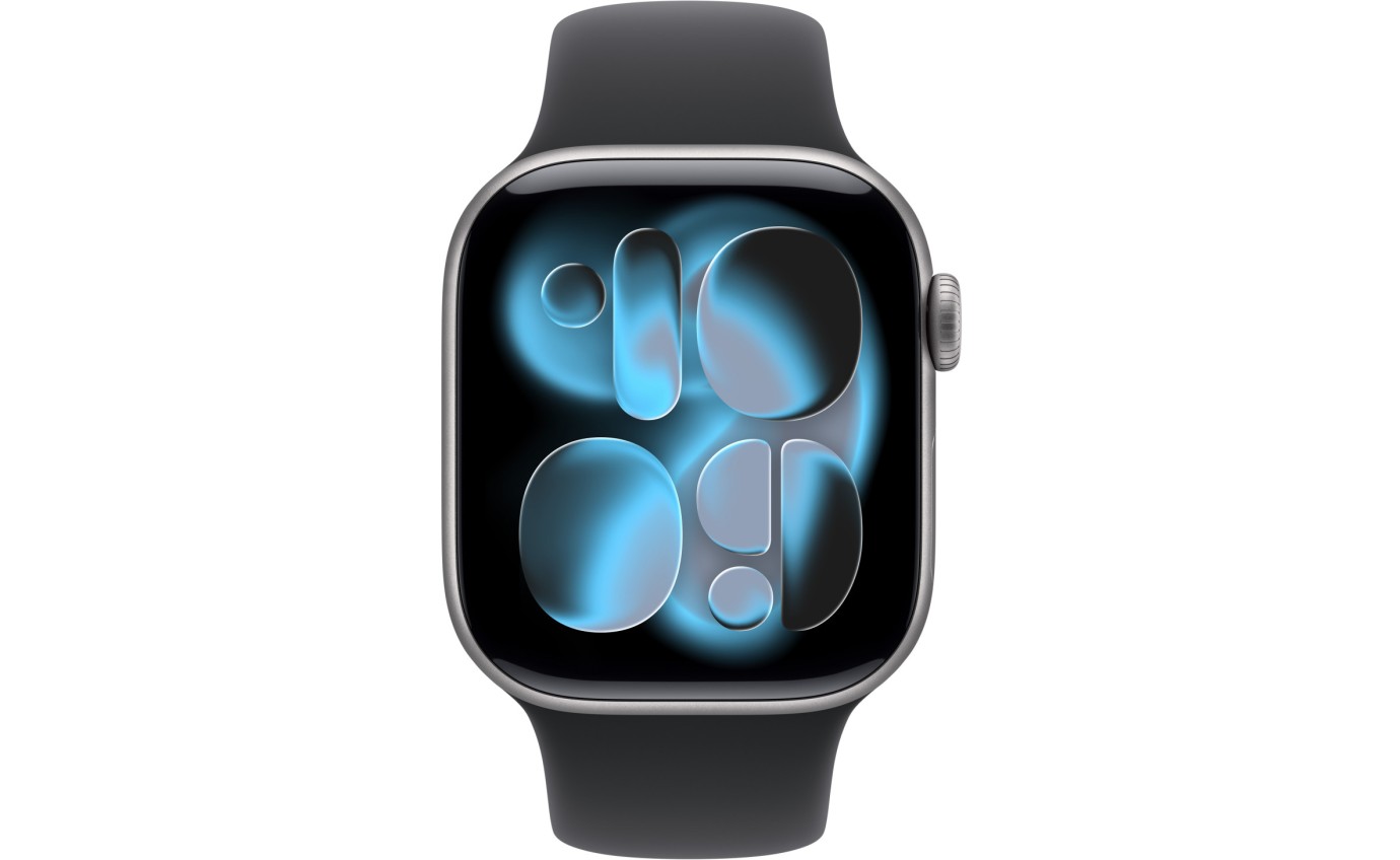 Apple Watch Series 11 GPS 42mm Space Grey Aluminium Case with Black Sport Band (M/L) MEQX4XA