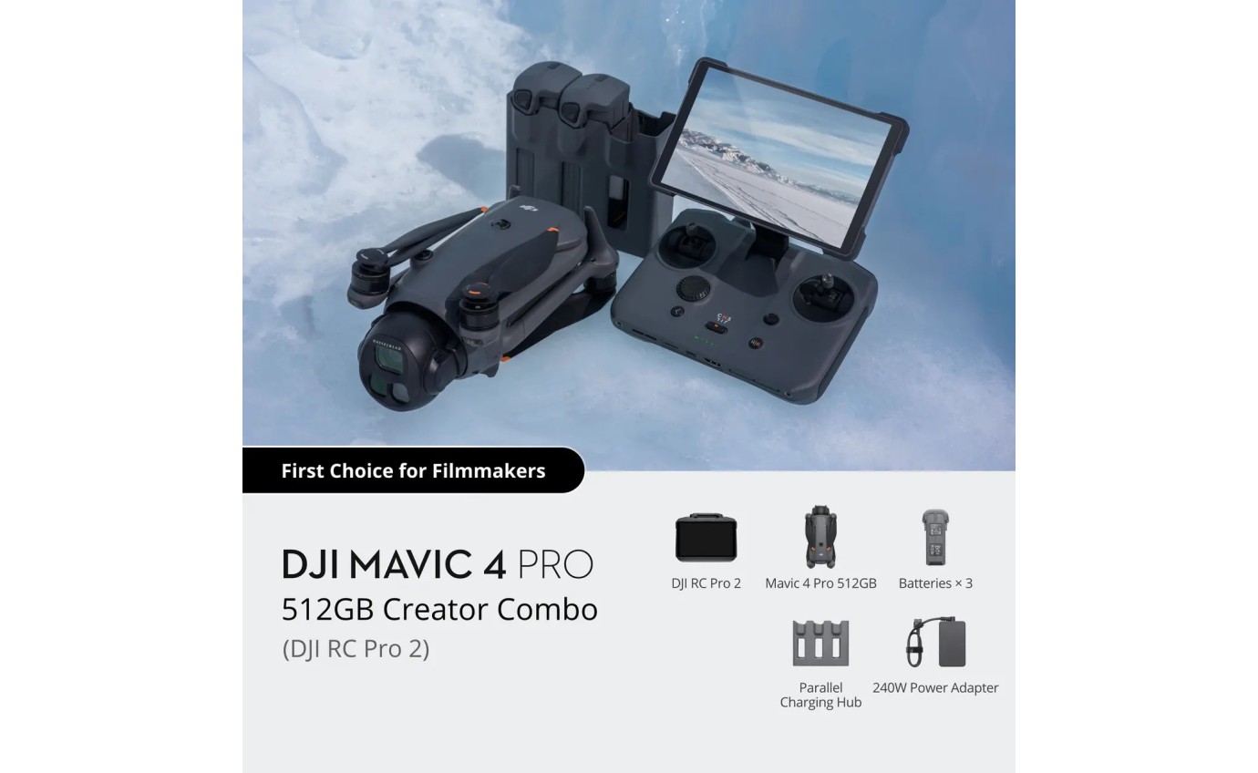 DJI Mavic 4 Pro 512GB Creator Combo (DJI RC Pro 2) CPMA0000084701