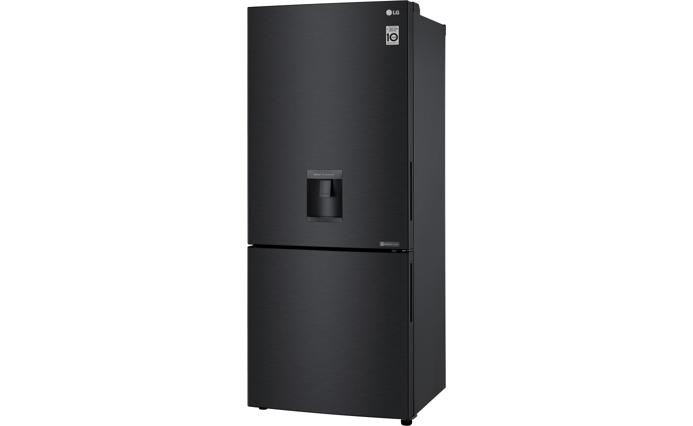 LG 420L Bottom Mount Fridge (Matte Black) GBW455MBL