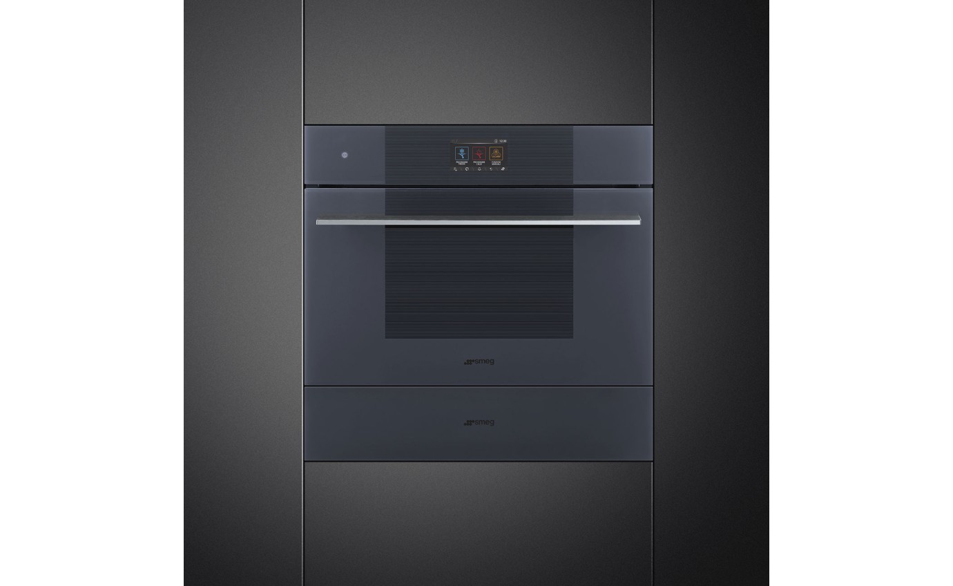 Smeg 45cm Linea Blast Chiller - Neptune Grey SBC4104G