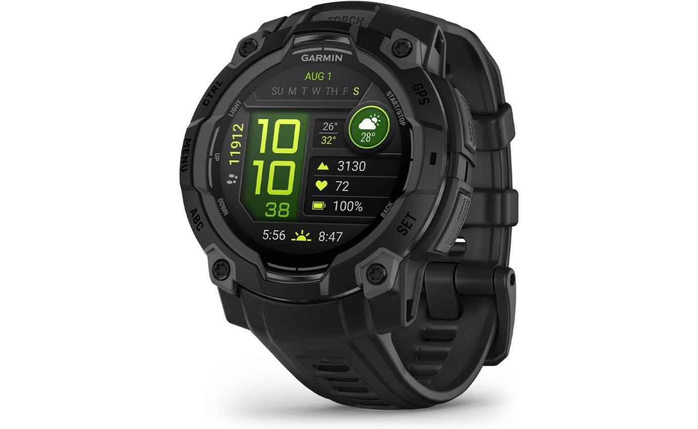 Garmin Instinct 3 45mm AMOLED Smart Watch (Black) 0100293600