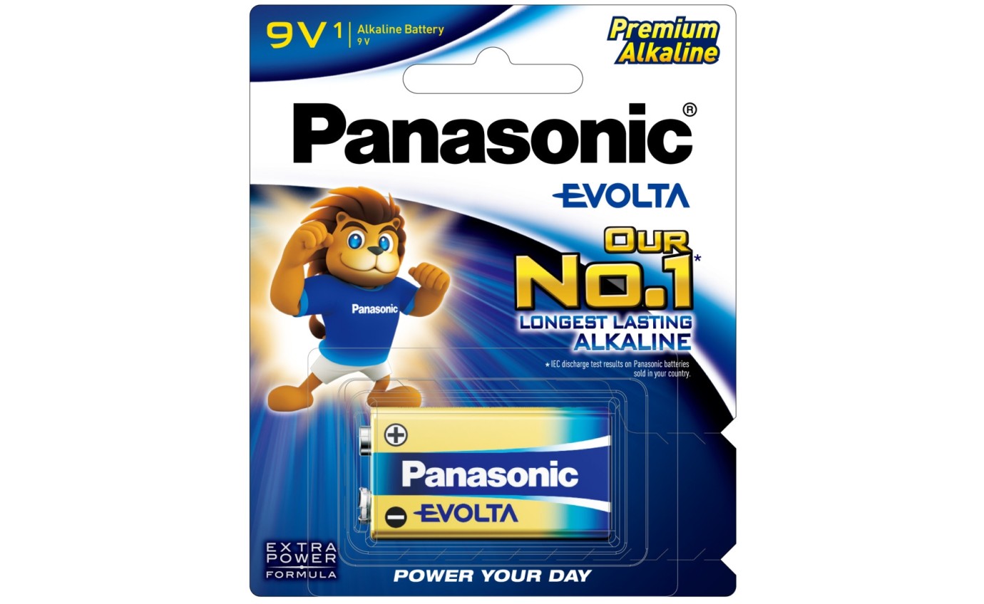Panasonic EVOLTA 9V Battery 6LR61EG1B