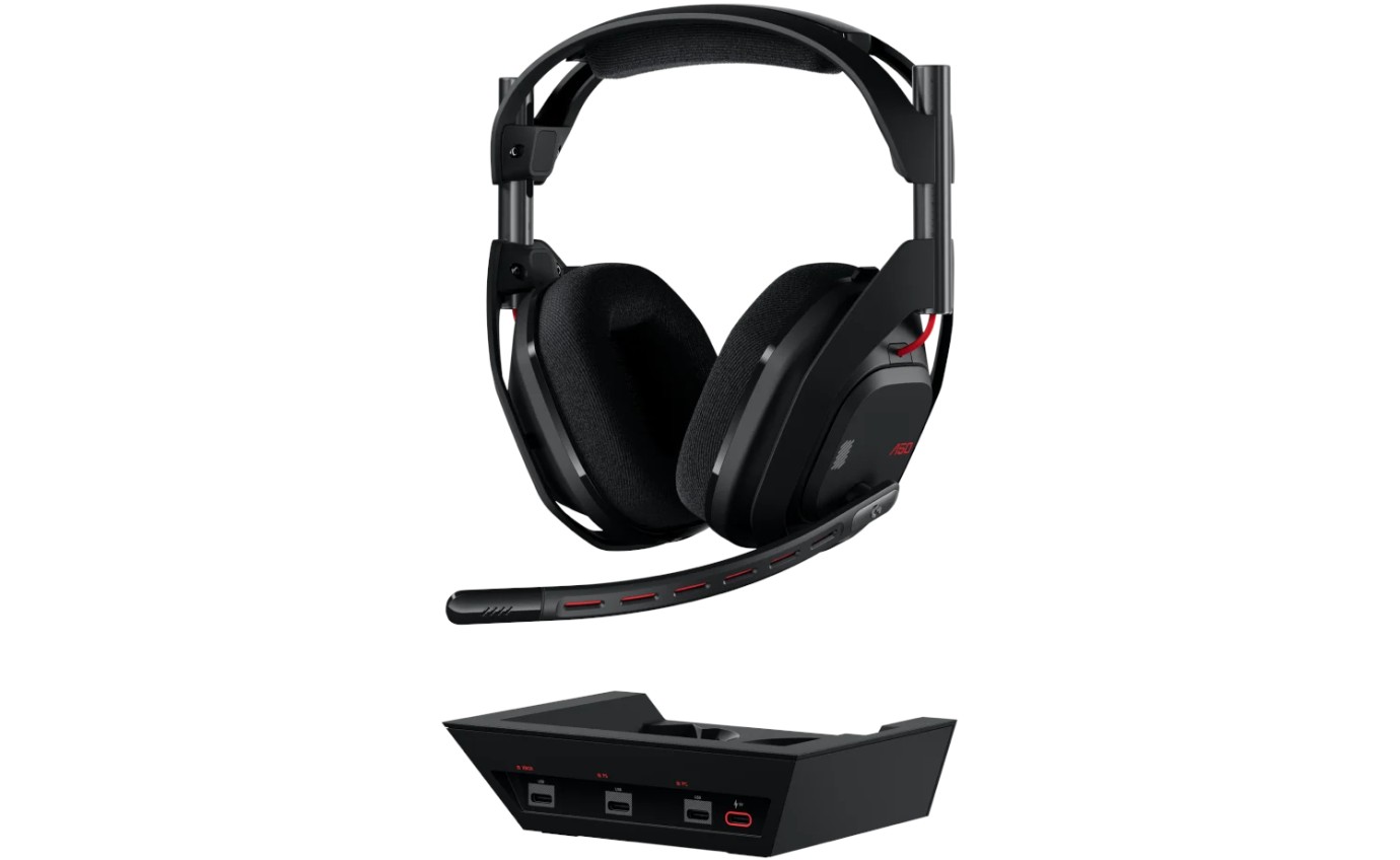 Logitech G Astro A50 (Gen 5) LIGHTSPEED Wireless Gaming Headset + Base Station (Black) 939002225