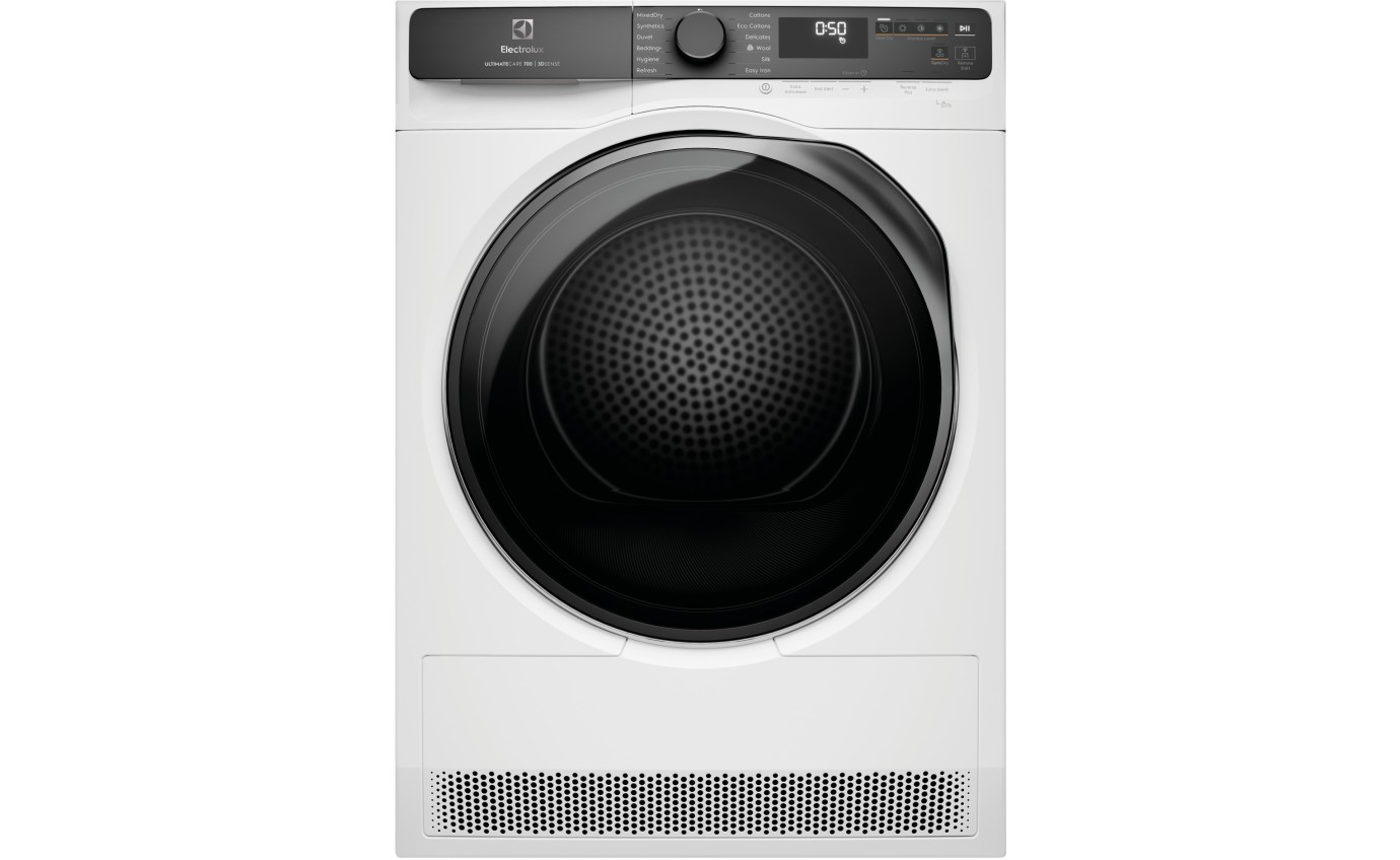 Electrolux 8kg UltimateCare 700 Heat Pump Dryer with 3D Sense (White) EDH803R7WC