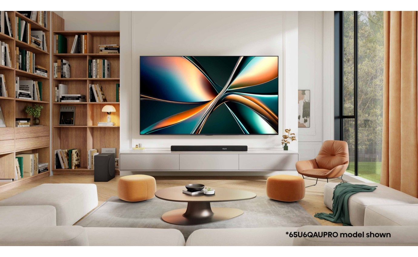 Hisense 100 inch U6QAU Pro ULED Mini LED 4K 165Hz Smart TV 100U6QAUPRO