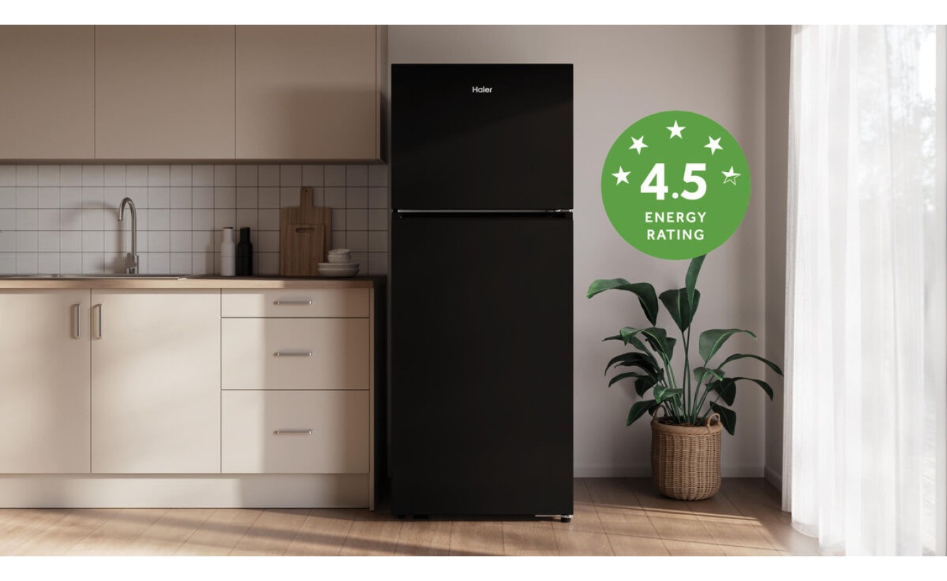 Haier 443L 300 Series Top Mount Refrigerator (Black) HRF450TG