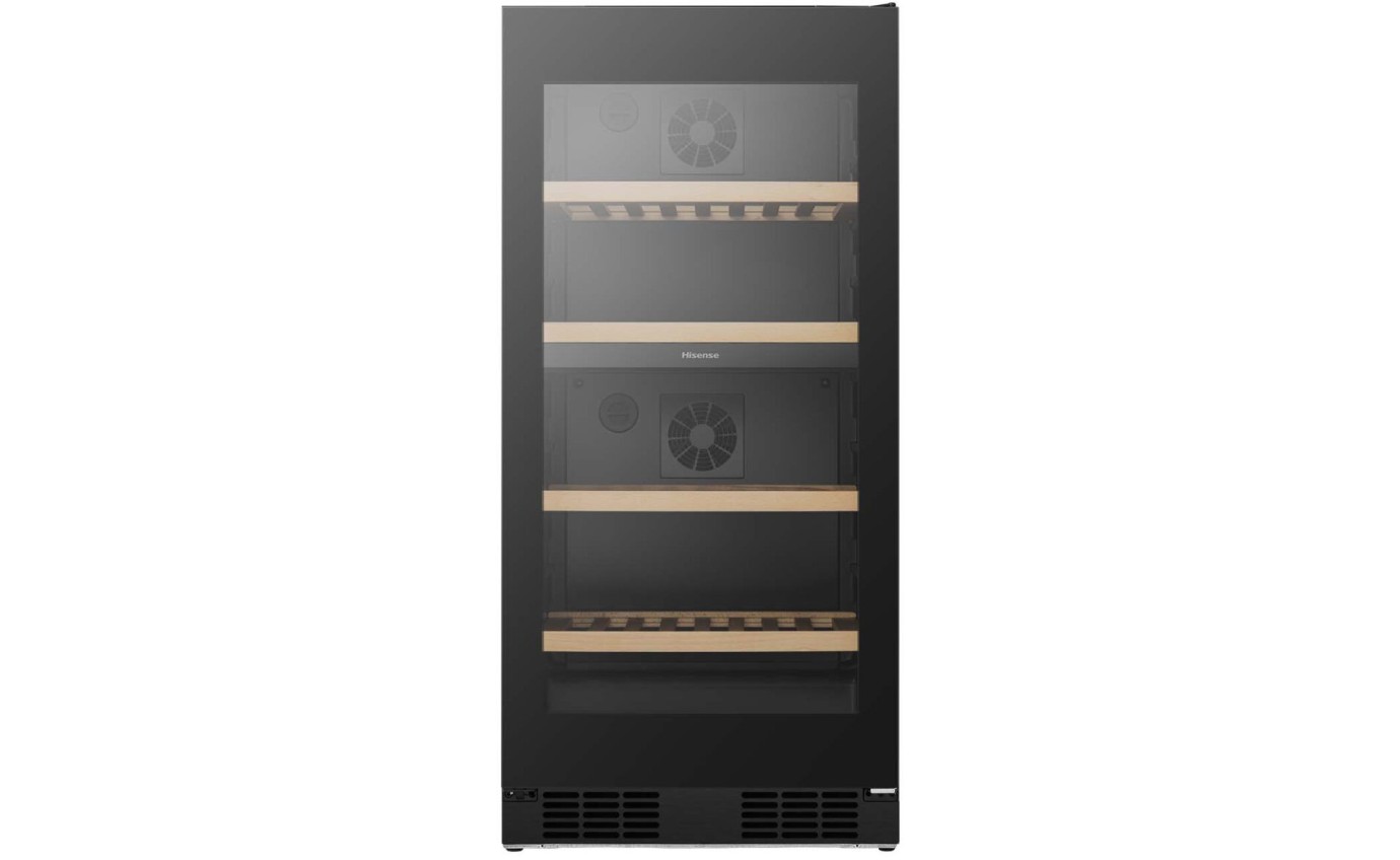 Hisense 108 Bottle Dual Zone Wine Cabinet HRWC108B