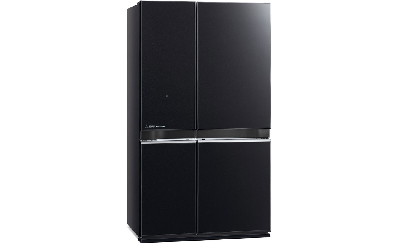 Mitsubishi 580L French Door Fridge (Brilliant Black) MRLA580ERGBKA
