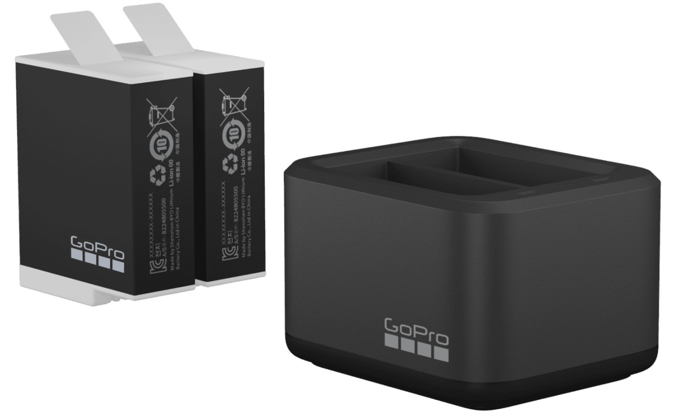GoPro Dual Battery Charger + Enduro Batteries For HERO9/10/11/12 ADDBD211AS