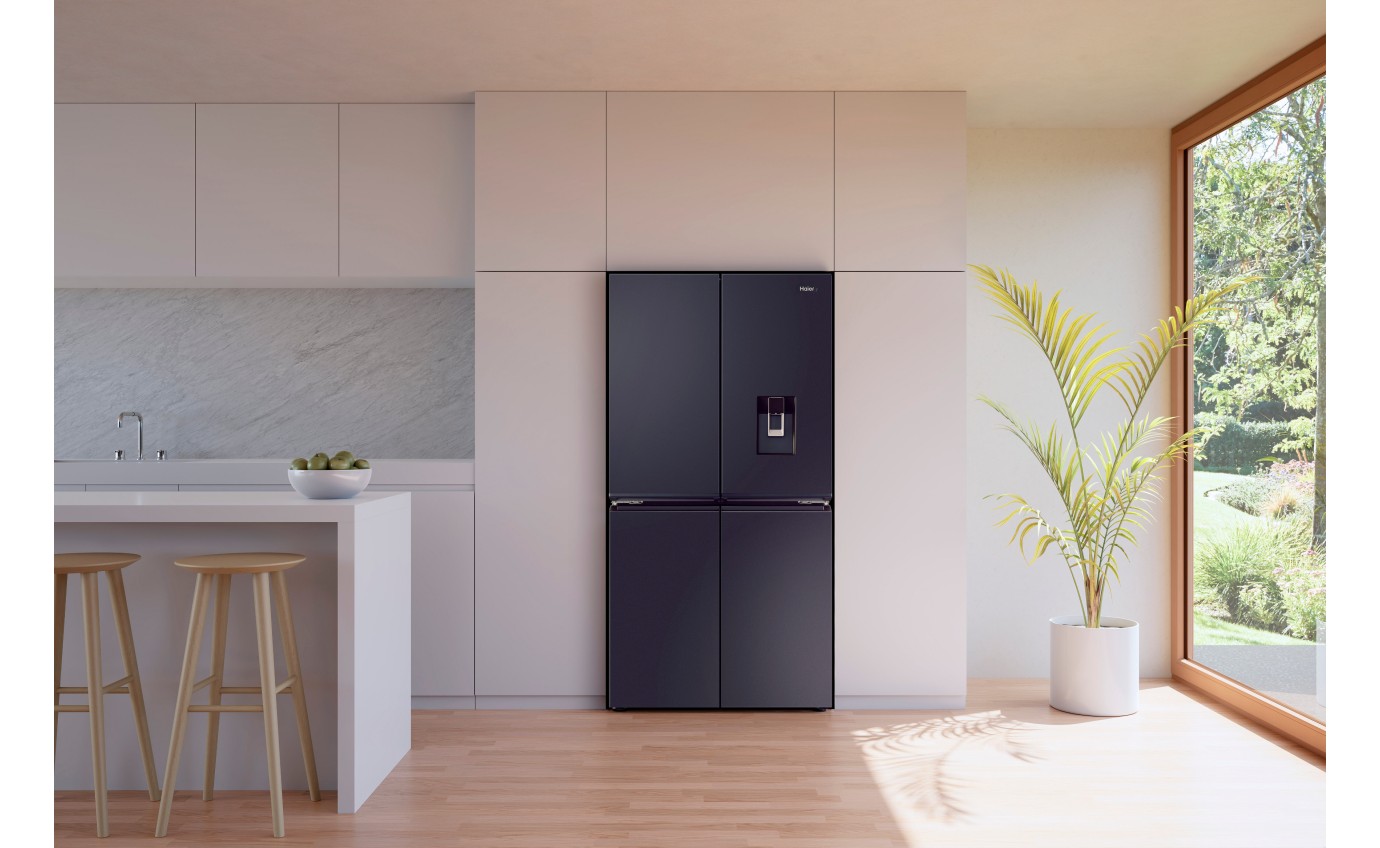 Haier 623L Quad Door Fridge (Black) HRF680YPC
