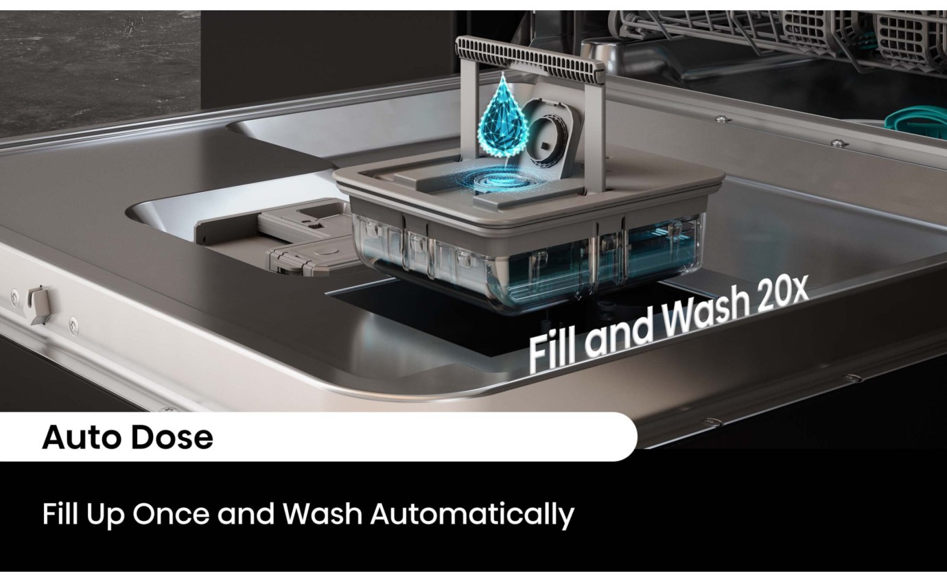 Hisense 60cm Freestanding Dishwasher (Black Steel) HSAP16FB