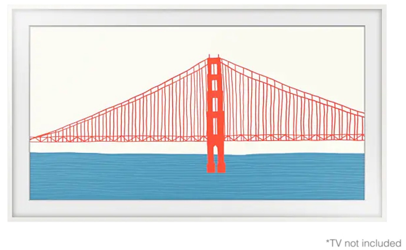 Samsung 43 inch Modern Bezel for The Frame TV 2021/2022 (White) VGSCFA43WTBRU