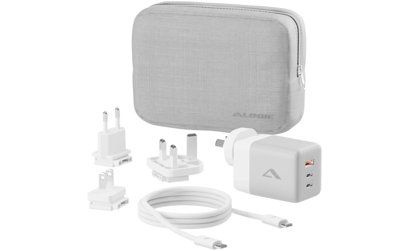 ALOGIC 3 Port 100W Rapid Power Multi Country GaN Charger WCM3X100G