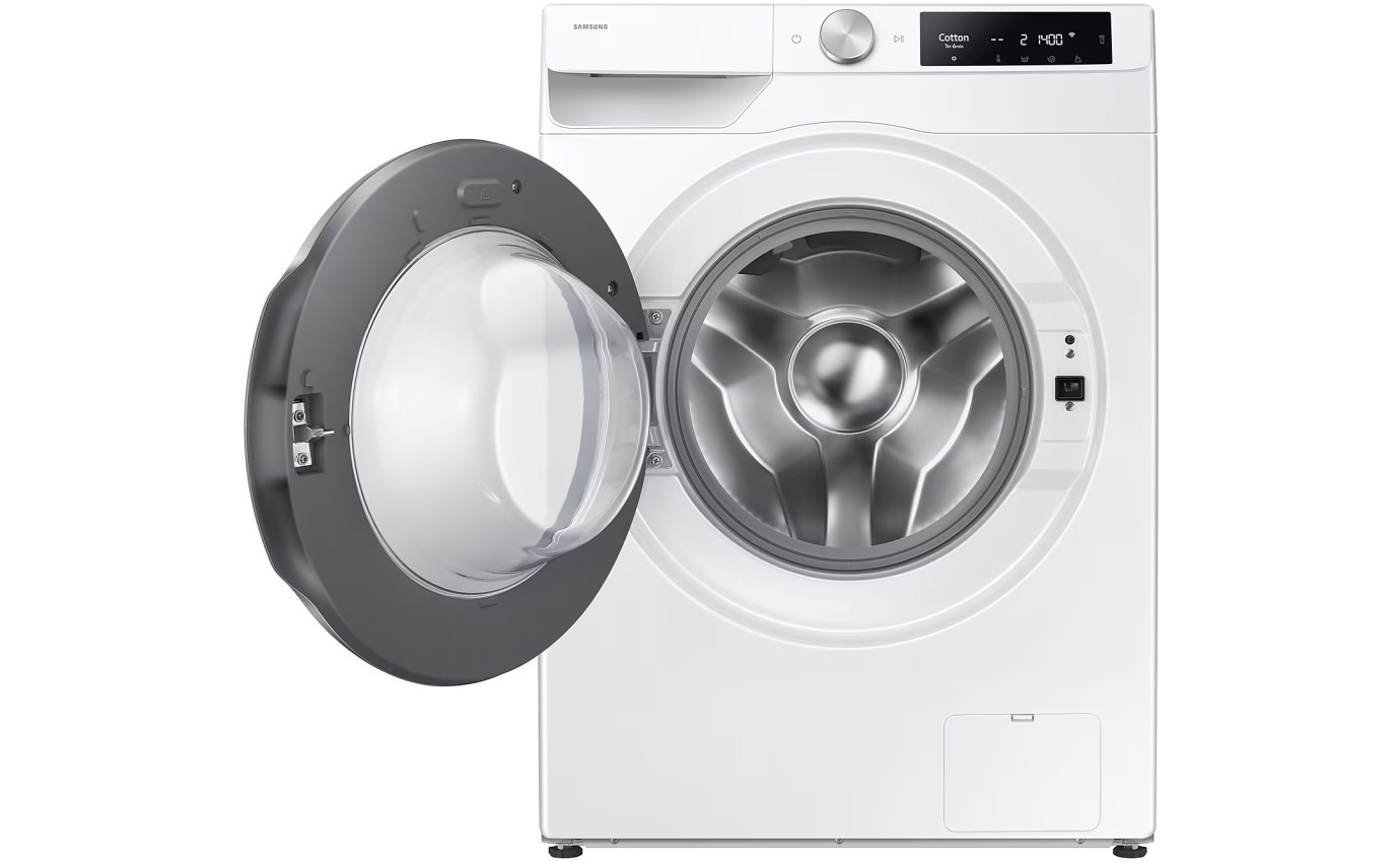 Samsung 9kg Smart Front Load Washing Machine (White) WW90DG6U34LE