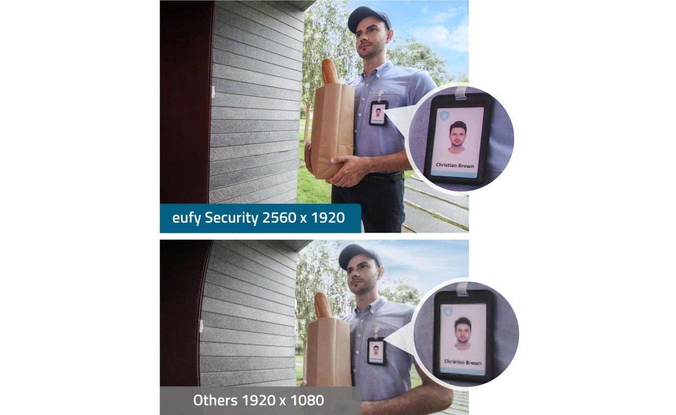 eufy Security Video Doorbell 2K Wireless with Homebase 2 E8210CW1