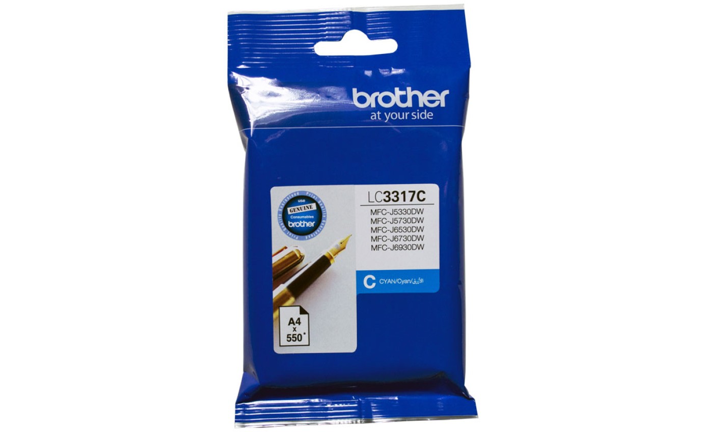 Brother LC3317 Ink Cartridge (Cyan) LC3317C