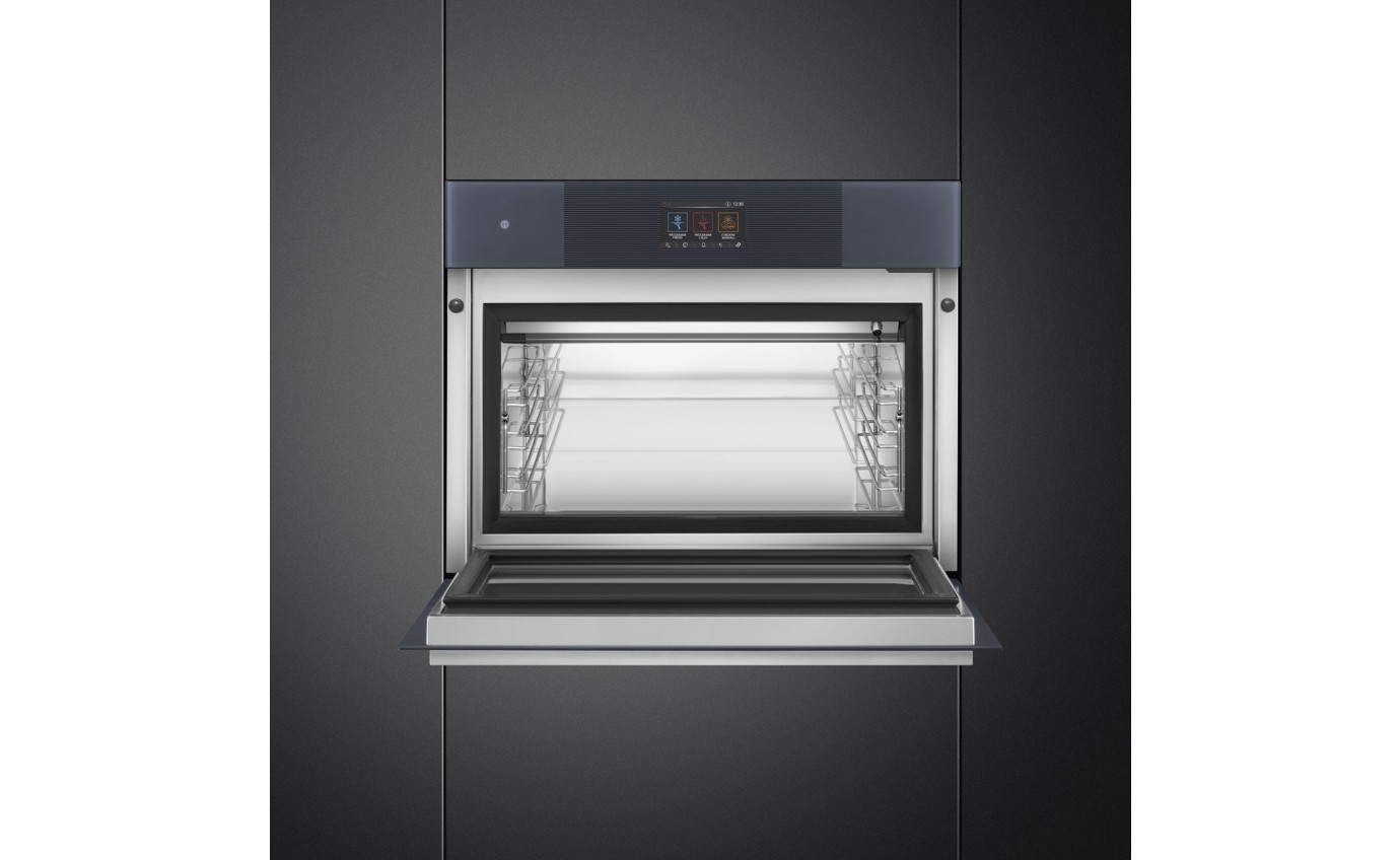 Smeg 45cm Linea Blast Chiller - Neptune Grey SBC4104G