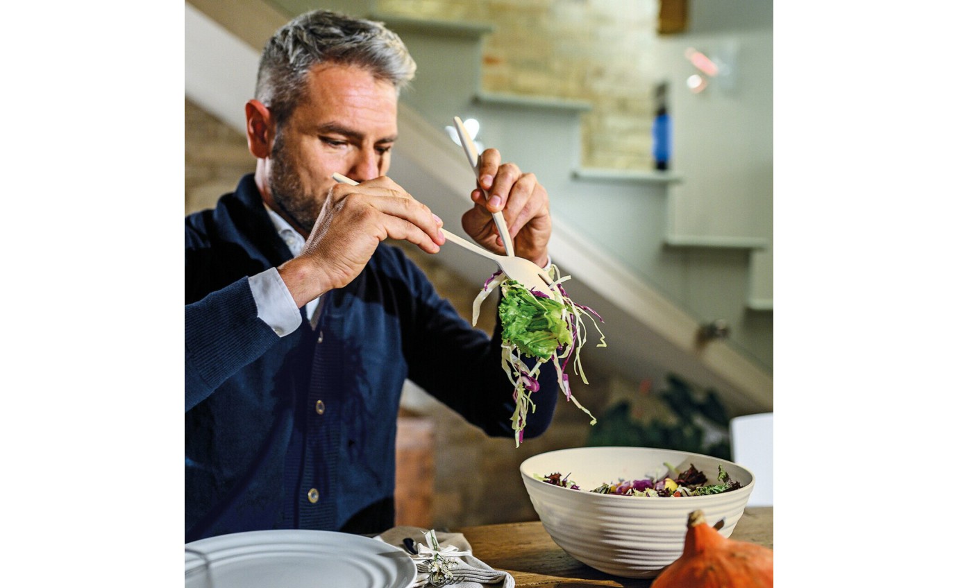 Guzzini White Salad Servers 106101156