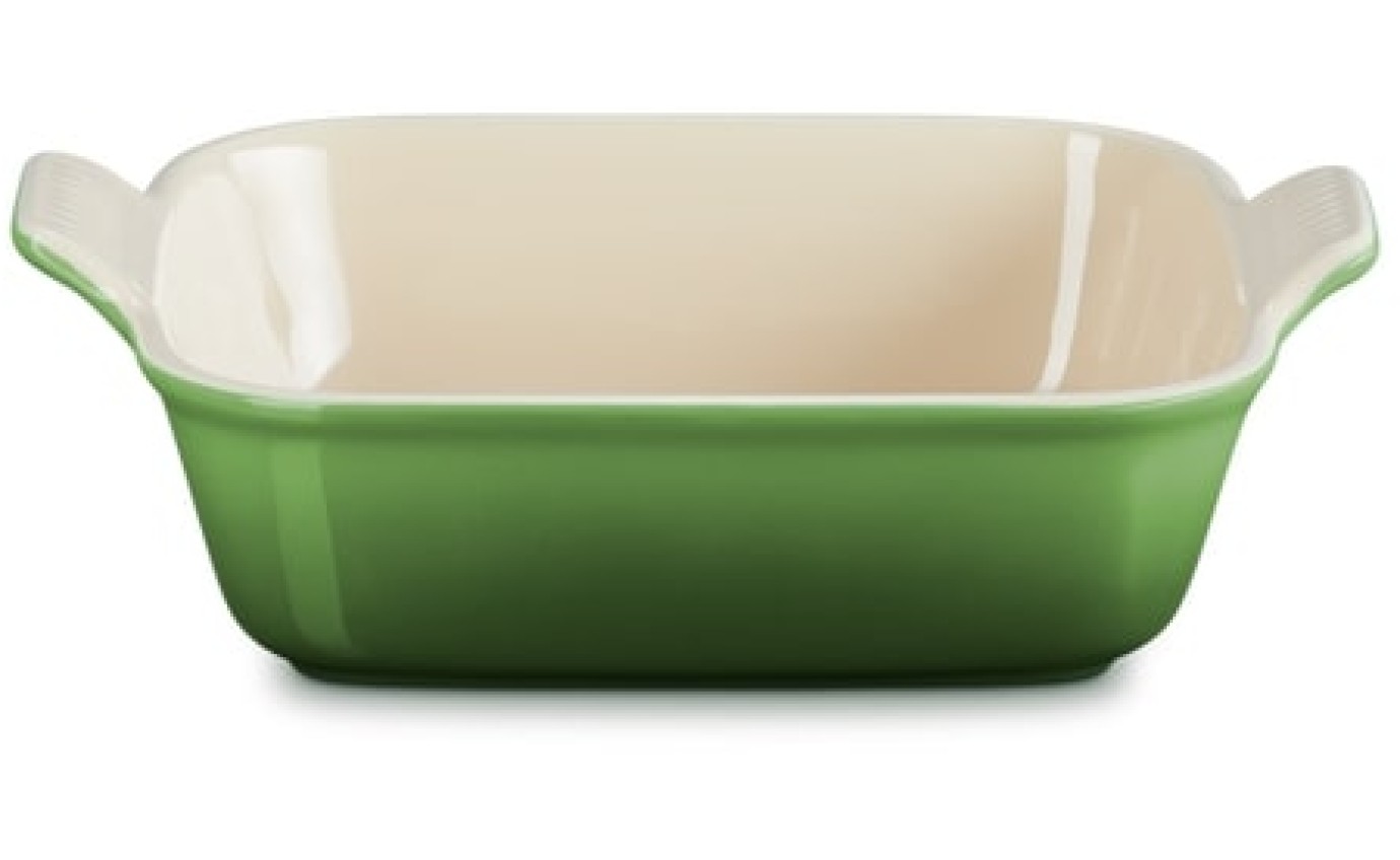 Le Creuset 23cm Stoneware Heritage Square Dish (Bamboo Green) 61114234080006