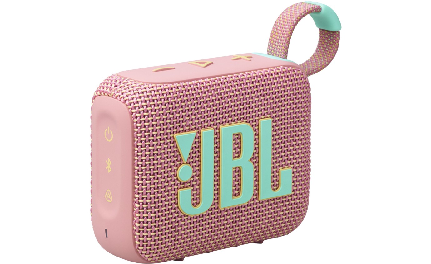 JBL Go 4 Mini Portable Bluetooth Speaker (Pink) JBLGO4PINK