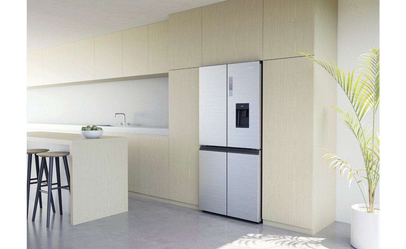 Haier 508L Quad Door Fridge (Satina) HRF580YHS