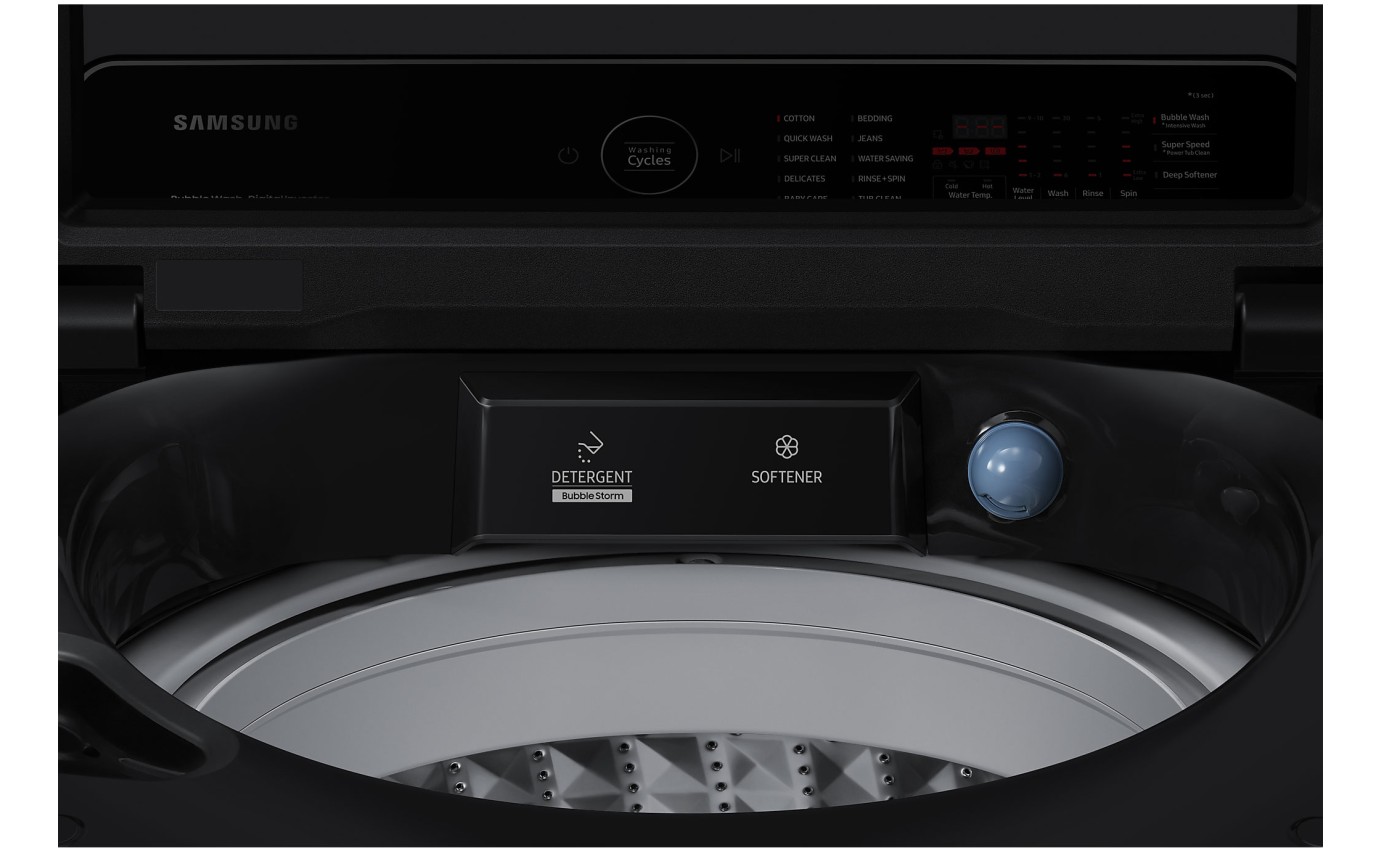 Samsung 9kg Top Load Washing Machine (Black) WA90CG6745BV