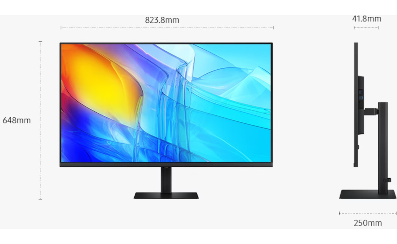 Samsung 37 inch ViewFinity S80D 4K UHD Monitor LS37D802EAEXXY