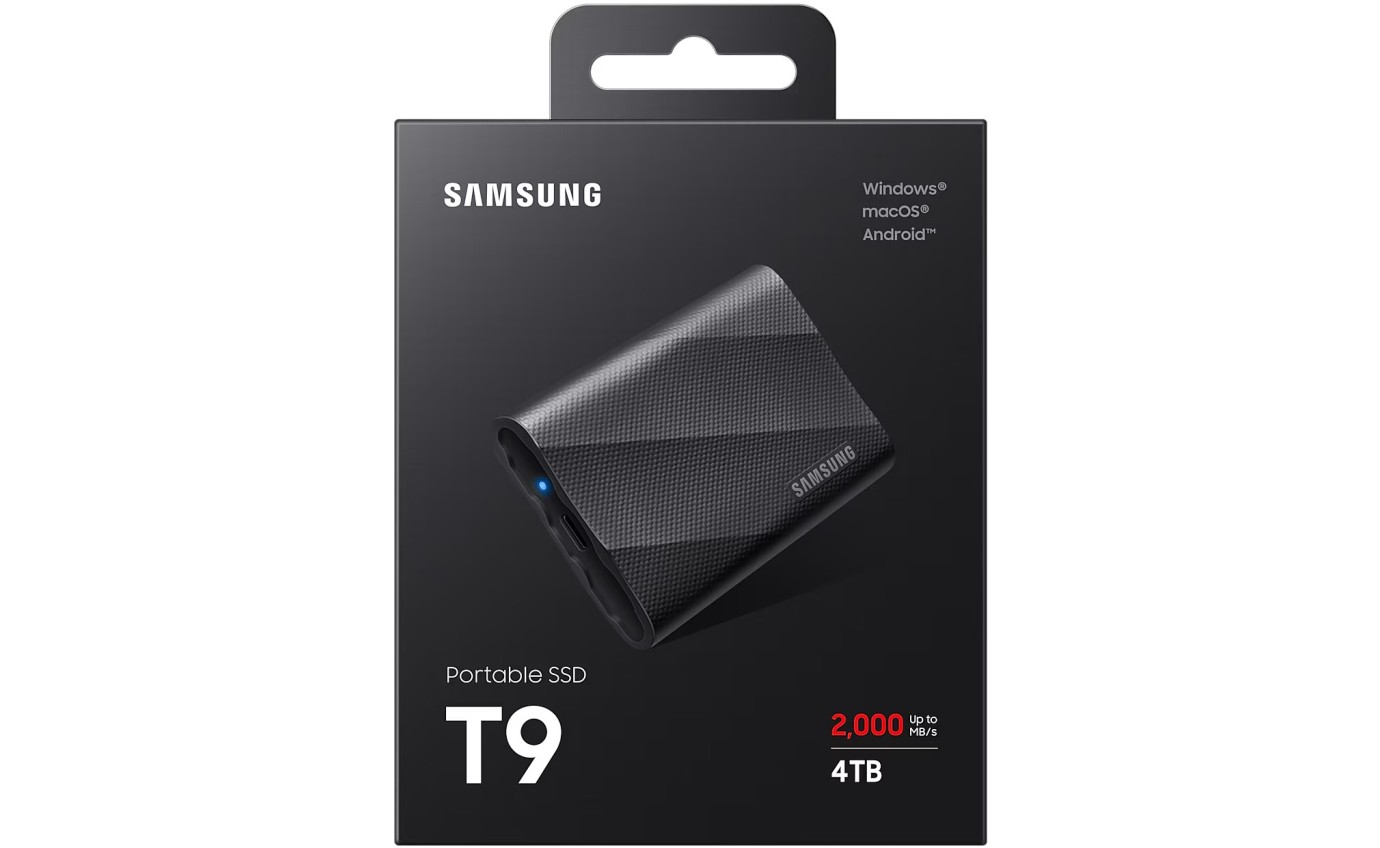 Samsung 4TB Portable SSD T9 MUPG4T0BWW