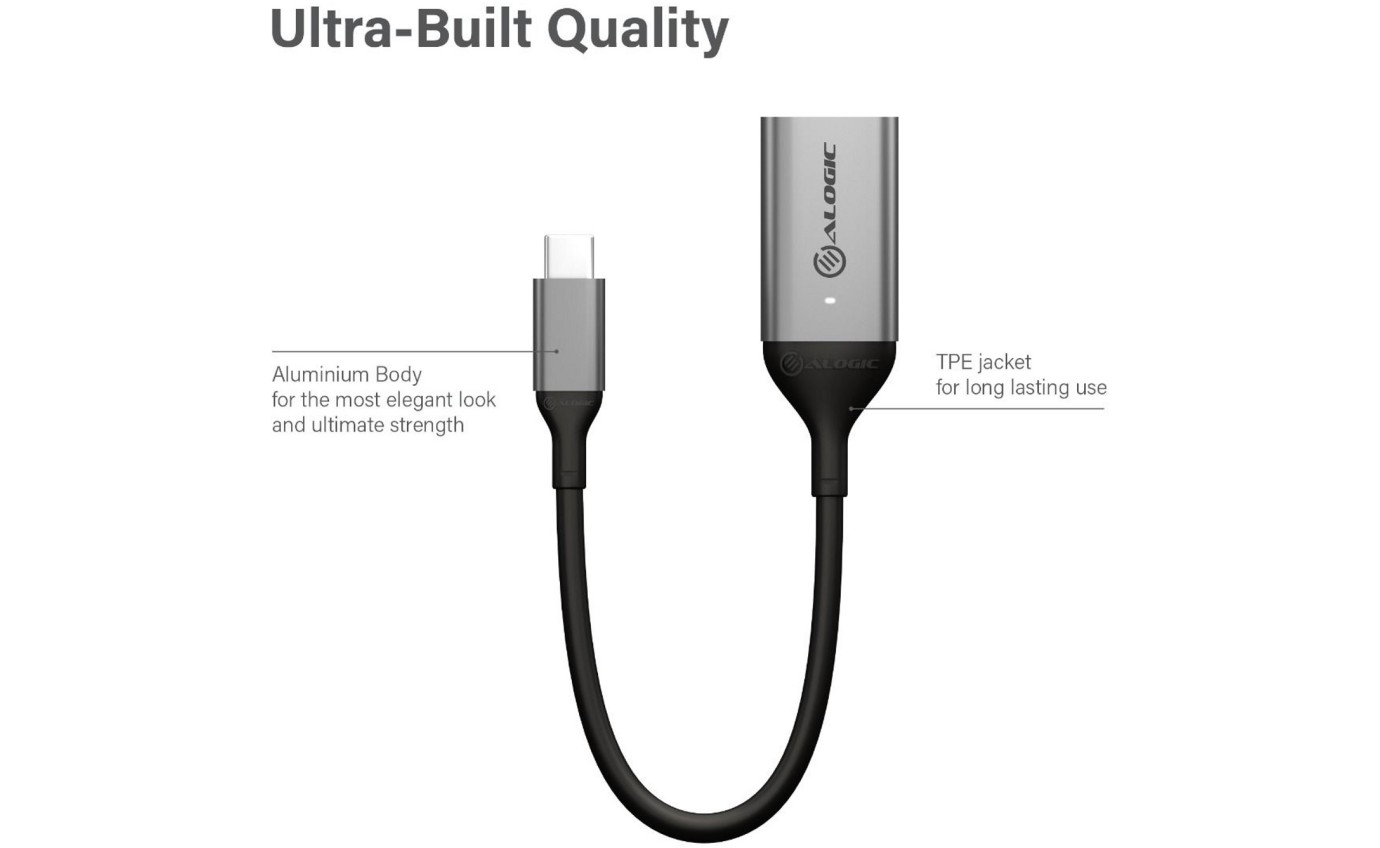 ALOGIC USB-C to HDMI Adapter (15cm) ULUCHDADP