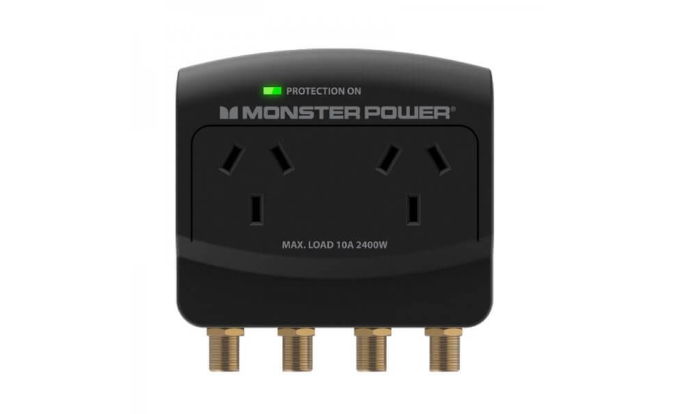 Monster Twin Outlet Essentials Surge Cube 120086