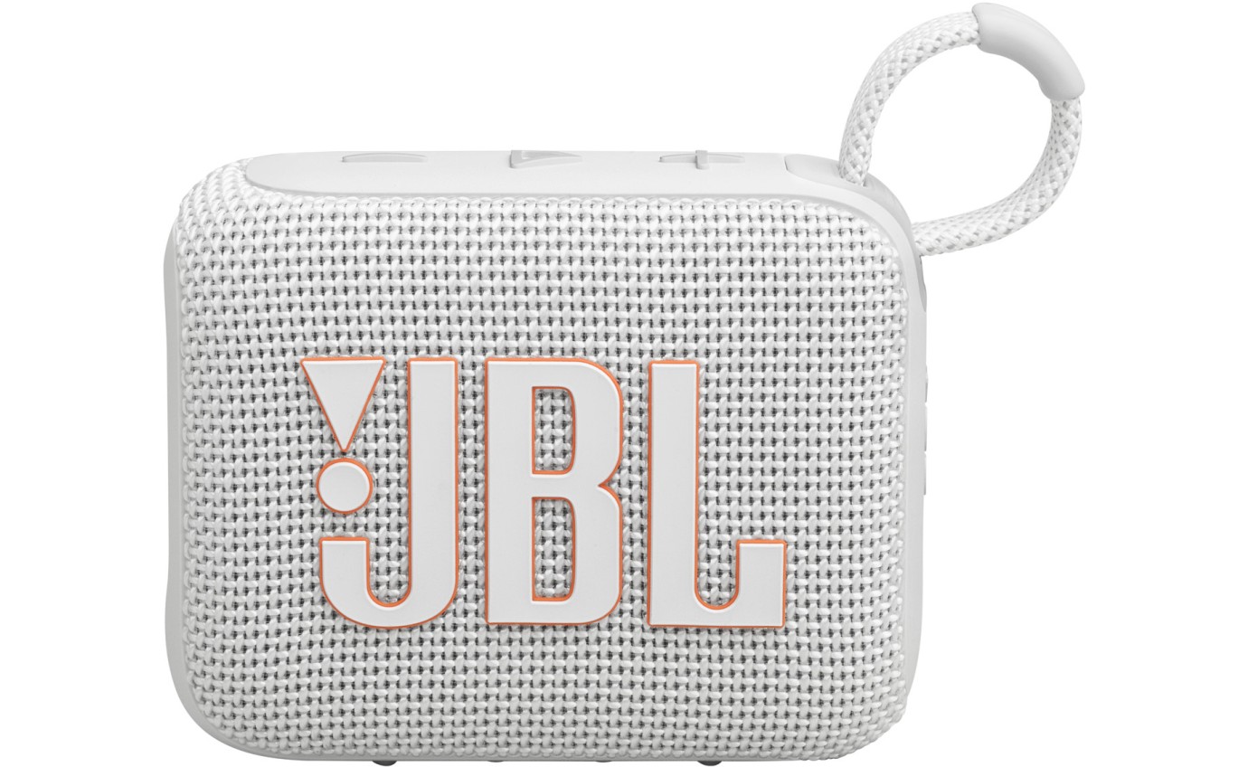 JBL Go 4 Mini Portable Bluetooth Speaker (White) JBLGO4WHT