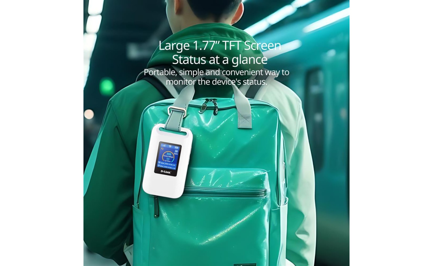 D-Link 4G+ Cat6 Wi-Fi 6 Mobile Hotspot DLDWR933M
