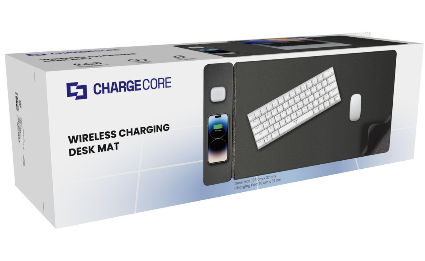 Laser Wireless Charging Desk Mat WCMATB792