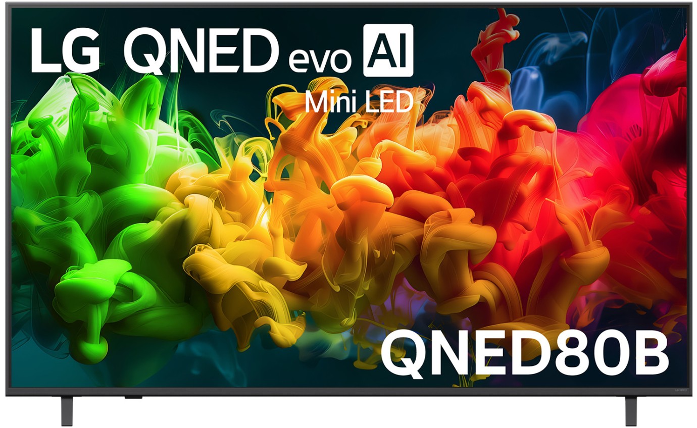 LG 65 inch QNED80B evo AI Mini LED 4K Smart TV 65QNED80BSA