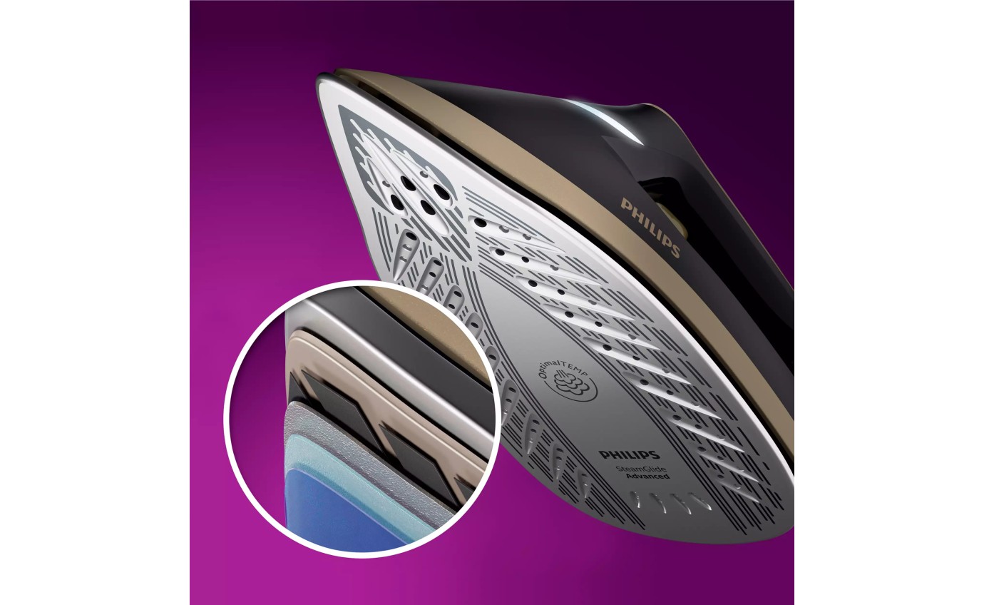 Philips PerfectCare 6000 Series Steam Generator Iron (Black/Gold) PSG606480