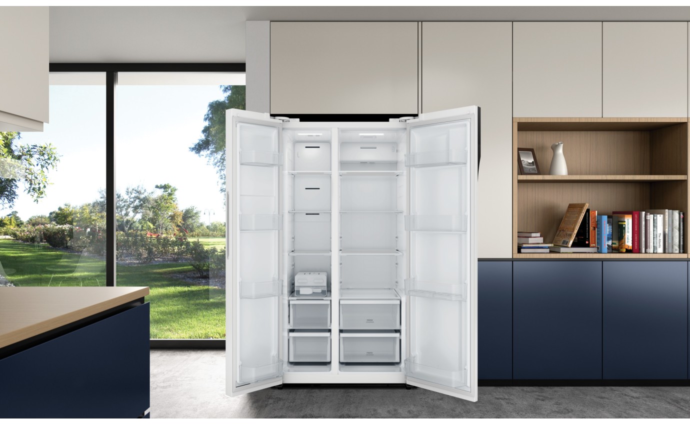 Westinghouse 624L Side By Side Fridge (White) WSE6200WB