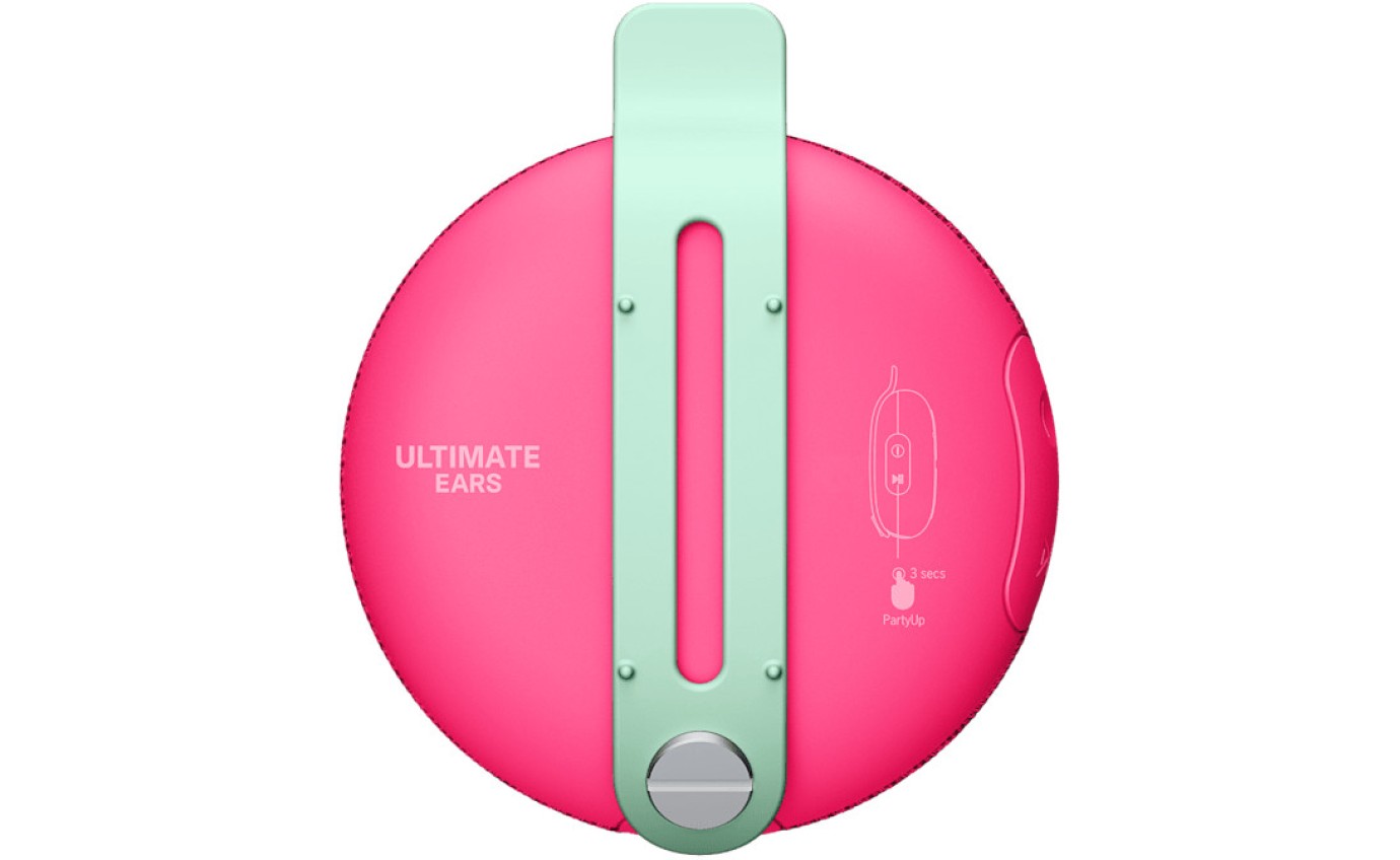 Ultimate Ears MINIROLL Portable Bluetooth Speaker (Calming Pink) 984002036