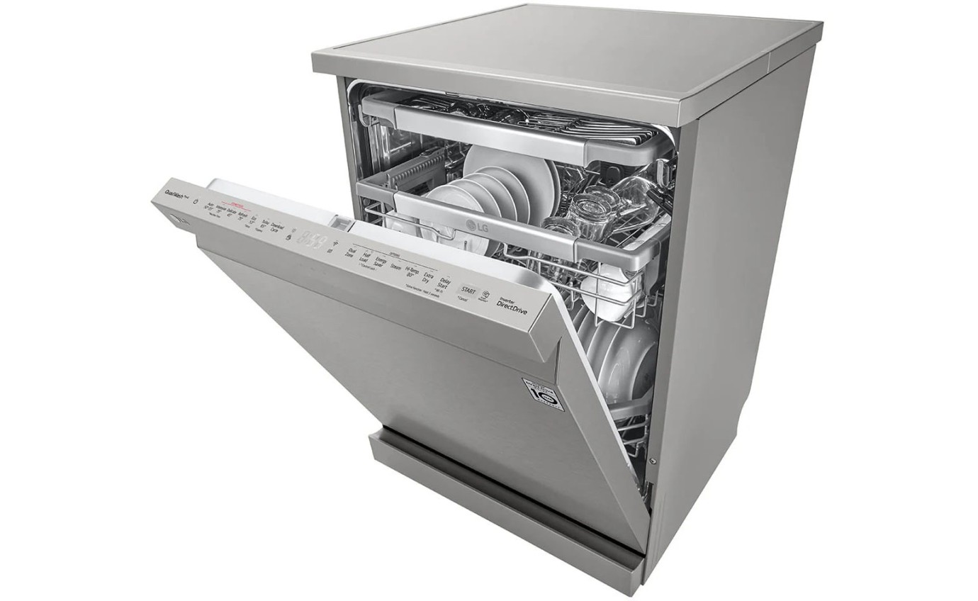 LG 60cm Freestanding Dishwasher (Platinum Steel) XD3A25PS