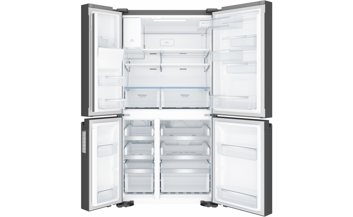 Westinghouse 609L Quad Door Fridge (Matte Black) WQE6170BB